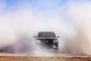 جيلي مونجارو EM-i تعبر الصحراء في اختبار غينيس