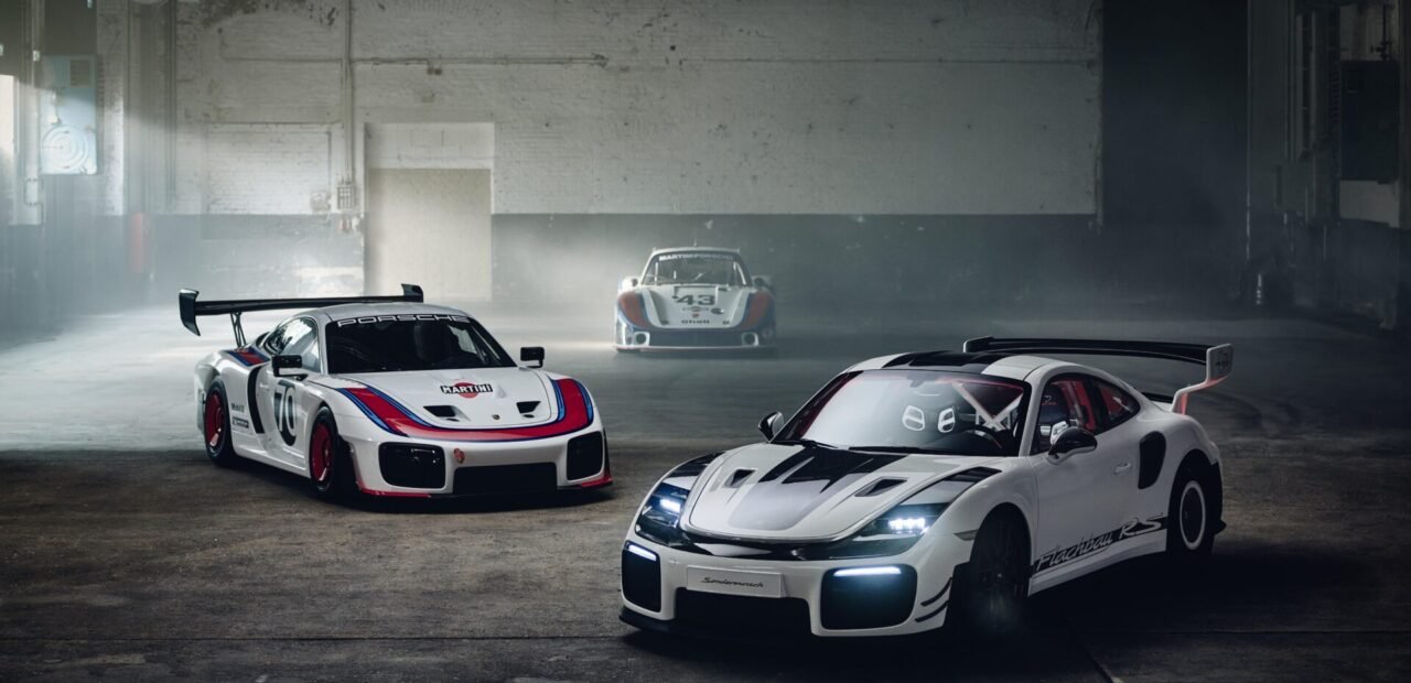 سيارة Porsche Flachbau RS الفريدة من برنامج Sonderwunsch في لقطة أمامية ثلاثة أرباع